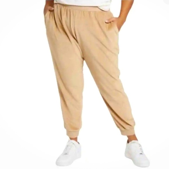 Abound  Woman’s Velour Jogger Sweat Pants Plus Size 3X - Picture 5 of 13